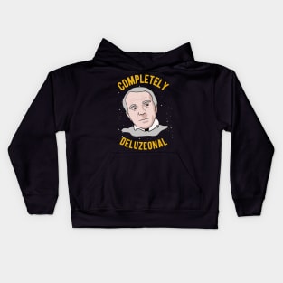 Gilles Deleuze - Completely Deleuzeonal Kids Hoodie